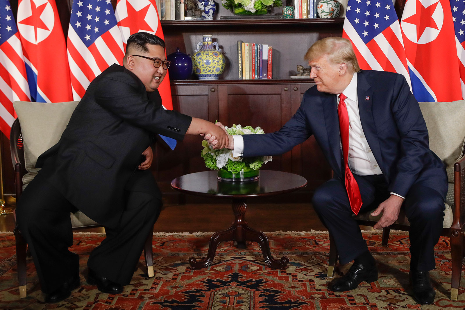 In Pictures President Trump Meets Kim Jong Un 