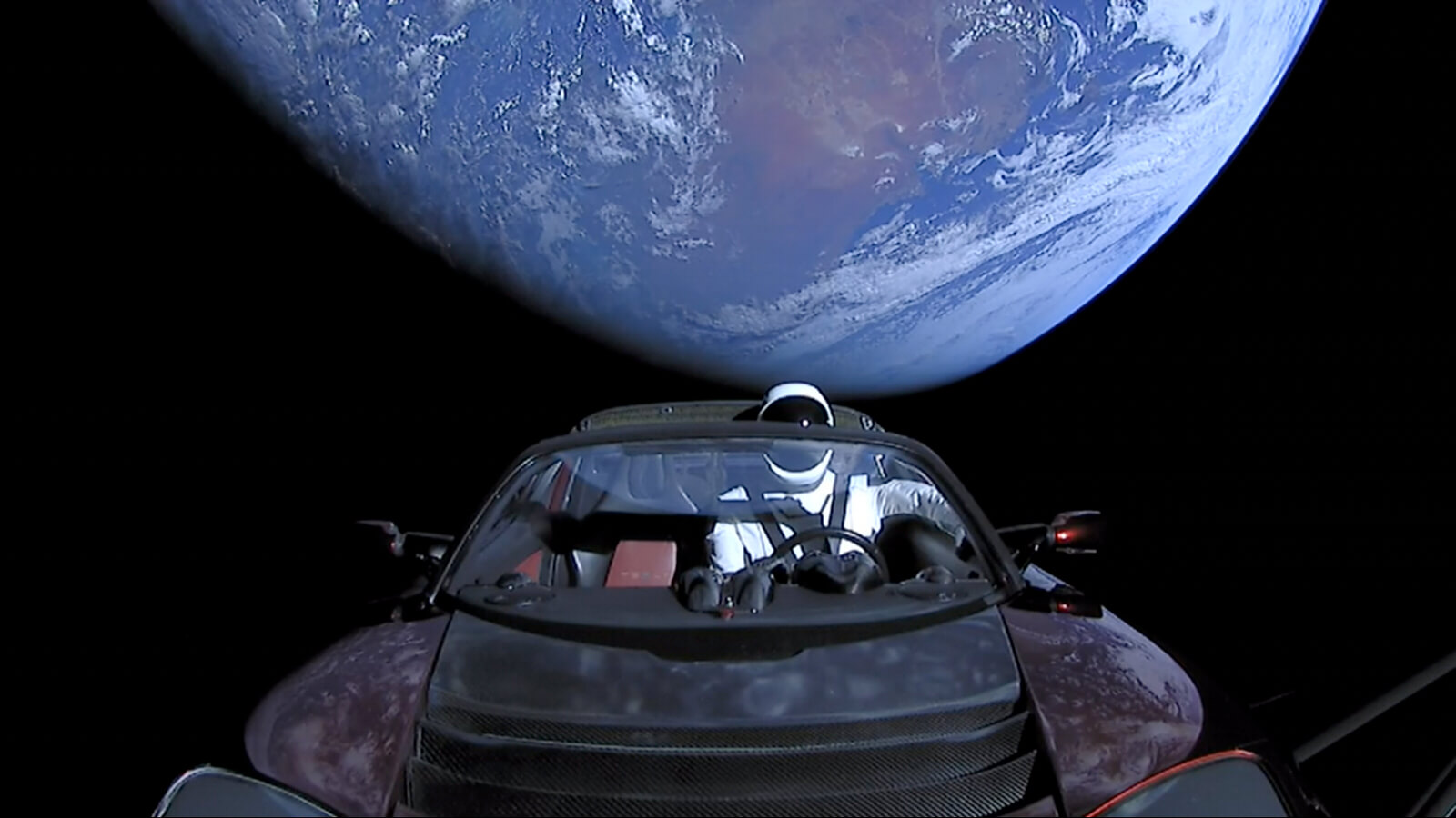 Tesla goes to space