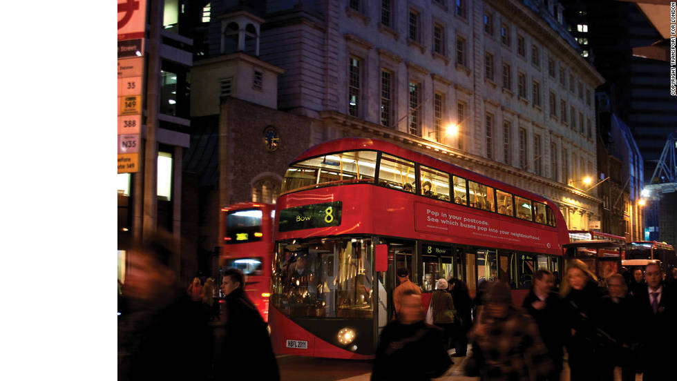 The new Routemaster bus has been designed by Thomas Heatherwick. This is an artist&#39;s impression of how it will look on the bustling streets of the UK capital.  