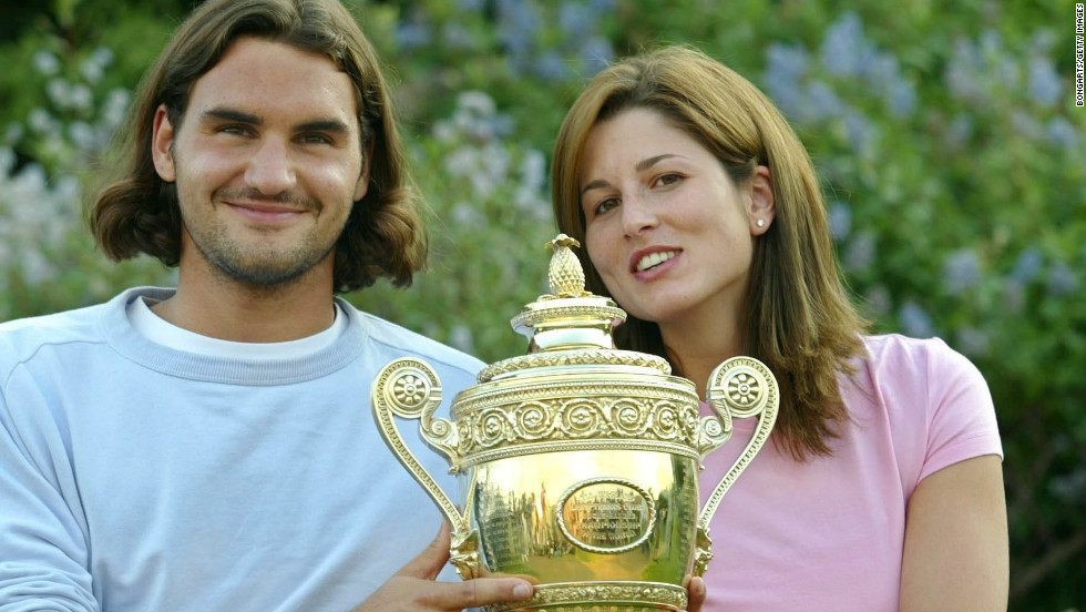 Roger Federer met Mirka Vavrinec at the Sydney Olympics in 2000 when they both represented Switzerland. Mirka says her husband&#39;s glittering career has eased her pain after injury forced her retirement in 2002. Of his wife, Roger told the Telegraph newspaper: &quot;I developed faster, grew faster with her. I owe her a lot.&quot;