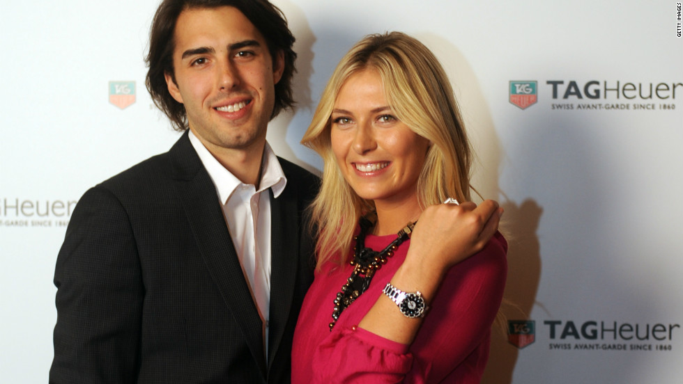 The romance between Russian tennis ace Sharapova and Slovenian basketballer Vujacic blossomed in 2009 before their engagement was announced in October the following year. The former L.A. Lakers star can often be seen courtside, cheering the three-time grand slam winner on at major tournaments. He now plys his trade in Turkey.