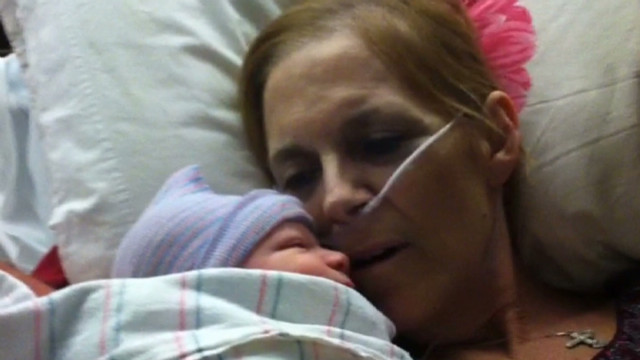 Dying Grandma Lives To See Grandson Born CNN Video