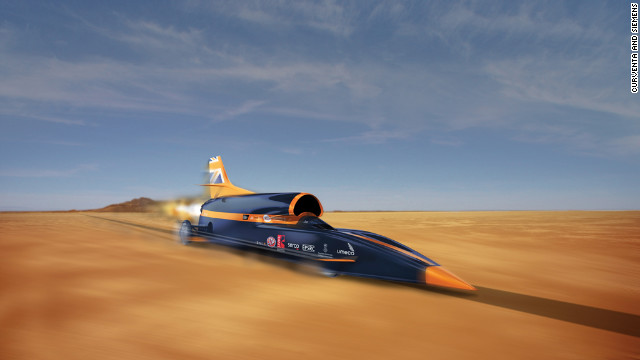 Bloodhound supersonic car set for 500 mph attempt in October