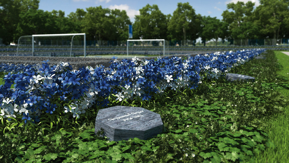 The cemetery will only have space for 1,904 graves -- reflecting the year of Schalke&#39;s foundation -- and the club says there will not be another site when the entire allocation is taken up. 
