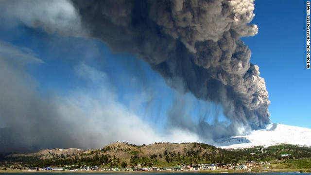 Copahue volcano spews ashes in Caviahue, Argentina on Saturday, December 22.
