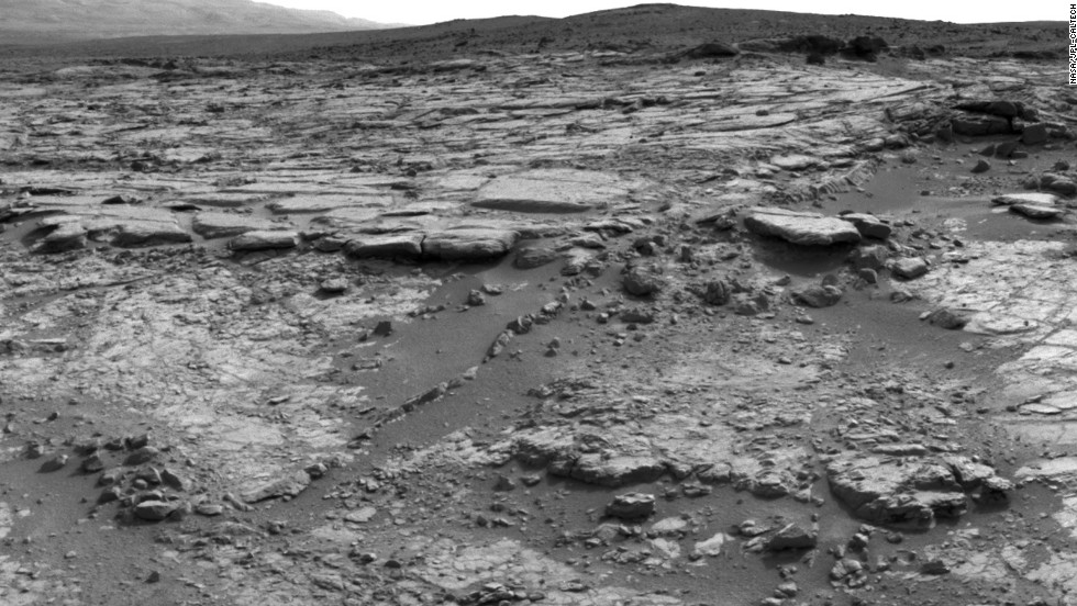 The rover captured this mosiac of a rock feature called &#39;Snake River&quot; on December 20, 2012.  