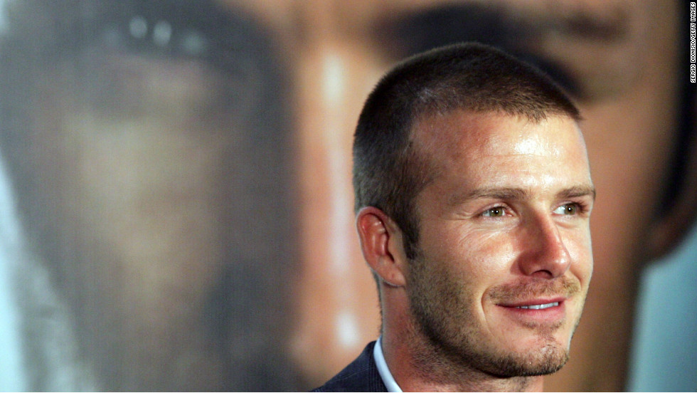 Beckham makes an appearance to promote his fragrance &quot;David Beckham Intimately Night&quot; in Sydney in 2007.