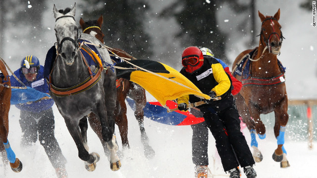 Man + horse + skis = ??