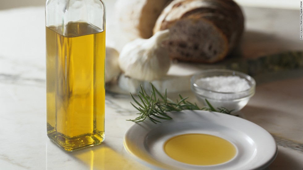 Doctors suggest using olive oil rather than butter to make your meals. A Spanish study found a Mediterranean diet supplemented with extra-virgin olive oil reduced the incidence of major cardiovascular events among patients with a history of heart disease.