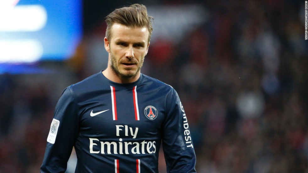 David Beckham has topped the list of the world&#39;s highest-paid footballers compiled by prestigious France Football magazine. The veteran midfielder, who signed a five-month contract with French club Paris Saint-Germain in January, is set to earn $46.5 million during the 2012-13 season. Beckham is donating his salary, which is said to account for 5% of his earnings, to a children&#39;s charity. 