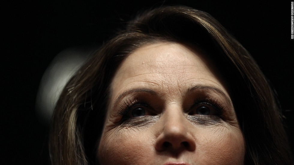Bachmann addresses a town hall-style meeting in Des Moines, Iowa, in December 2011. By then, her presidential campaign had begun to lose steam to other conservative candidates. 