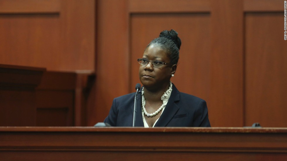 Sybrina Fulton, mother of Trayvon Martin, takes the stand during Zimmerman&#39;s trial on Friday, July 5.