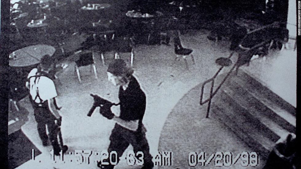 Eric Harris, left, and Dylan Klebold brought guns and bombs to &lt;a href=&quot;http://www.cnn.com/US/9904/20/school.shooting.03/index.html?iref=allsearch&quot; target=&quot;_blank&quot;&gt;Columbine High School&lt;/a&gt; in Littleton, Colorado, in April 1999. The students gunned down 13 and wounded 23 before killing themselves.