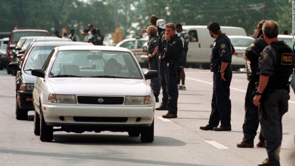 &lt;a href=&quot;http://www.cnn.com/US/9907/29/atlanta.shooting.01/index.html?iref=allsearch&quot; target=&quot;_blank&quot;&gt;Mark Barton&lt;/a&gt; walked into two Atlanta trading firms and fired shots in July 1999, leaving nine dead and 13 wounded, police said. Hours later, police found Barton at a gas station in Acworth, Georgia, where he pulled a gun and killed himself. The day before, Barton had bludgeoned his wife and his two children in their Stockbridge, Georgia, apartment, police said.