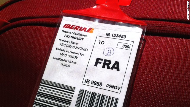 iberia international baggage