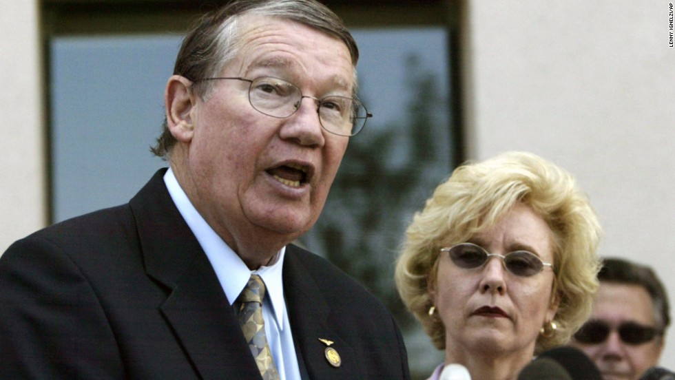 Former U.S. Rep. Randy &quot;Duke&quot; Cunningham, R-California, was sentenced to eight years in prison in 2006 after he was convicted of collecting $2.4 million in homes, yachts, antique furnishings and other bribes on a scale unparalleled in the history of Congress.