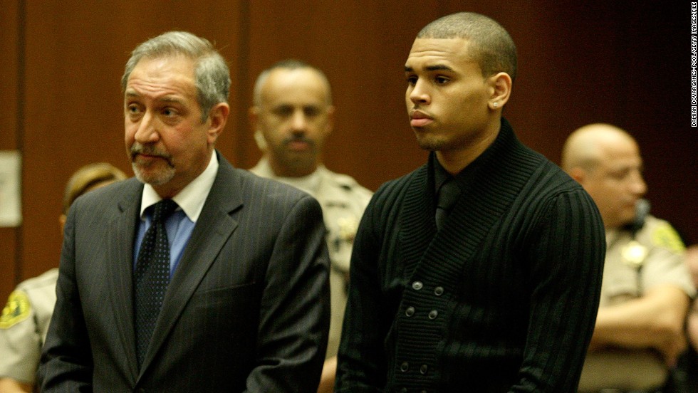 &lt;strong&gt;March 2009:&lt;/strong&gt; &lt;a href=&quot;http://www.cnn.com/2009/SHOWBIZ/Music/02/15/chris.brown/index.html&quot;&gt;Brown apologized a week after his arrest.&lt;/a&gt; &quot;Words cannot begin to express how sorry and saddened I am over what transpired,&quot; he said. &quot;I am seeking the counseling of my pastor, my mother and other loved ones and I am committed, with God&#39;s help, to emerging a better person.&quot; He was formally charged with felony counts of assault and making criminal threats that March 5. 