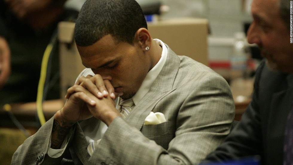 &lt;strong&gt;June 2009: &lt;/strong&gt;&lt;a href=&quot;http://www.cnn.com/2009/SHOWBIZ/Music/06/22/chris.brown.hearing/index.html&quot;&gt;Brown agreed to plead guilty to a felony assault charge&lt;/a&gt; in the Rihanna beating at a June 22 hearing. The plea deal included five years&#39; probation, 1,400 hours of &quot;labor-oriented service&quot; and a yearlong domestic-violence counseling program. 