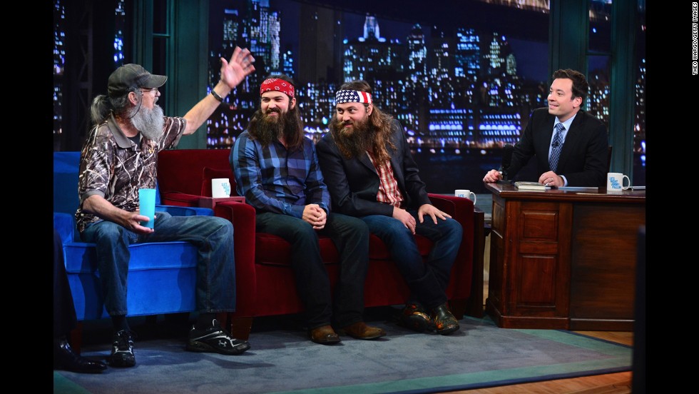 Si, Jase and Willie appear on &quot;Late Night With Jimmy Fallon.&quot;