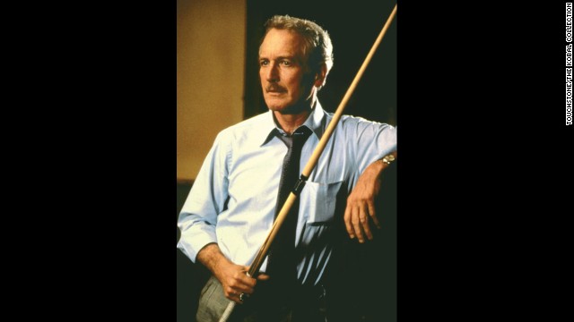 Paul Newman in the 1986 film &quot;The Color of Money.&kwotasie; He died in 2008.