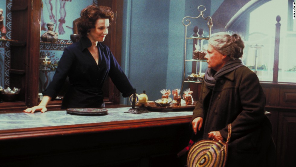 &lt;strong&gt;&quot;Chocolat&quot; (2000):&lt;/strong&gt; A small French village doesn&#39;t know what hits it when a single mother moves to town and opens a delectable sweets shop. The film stars Juliette Binoche and Dame Judi Dench.