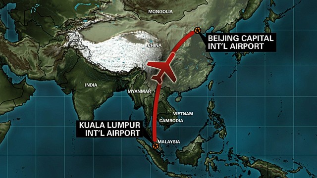 Search launched for Malaysian airliner carrying 239 people  CNN