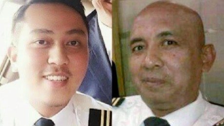 The pilots of Malaysia Airlines Flight 370 are Forst Officer Gambar Fariq Abdul Hamid, left, and Captain Zaharie Ahmad Shah at right.