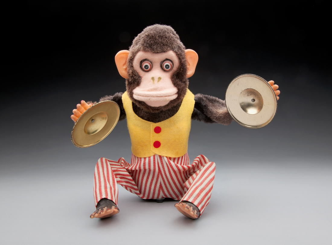 old fashioned monkey toy