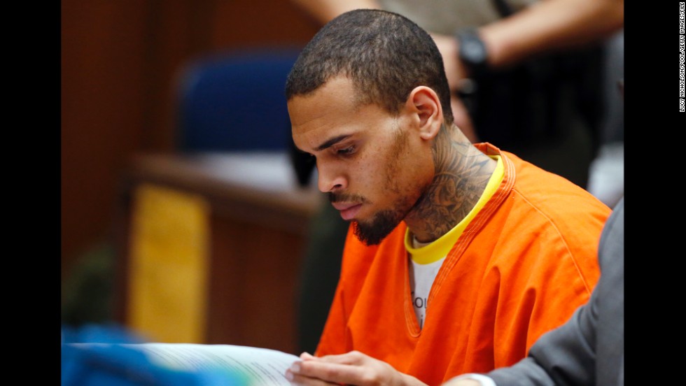 &lt;strong&gt;March 2014:&lt;/strong&gt; &lt;a href=&quot;http://www.cnn.com/2014/03/17/showbiz/chris-brown-jail/index.html&quot;&gt;Brown was jailed on March 14&lt;/a&gt; after being booted from the Malibu, California, facility where he had been treated for four months. He was &quot;cooperative when taken into custody,&quot; a sheriff&#39;s department statement said. A judge ordered him to stay in jail at a hearing three days later, revealing he was kicked out after counselors said he wrote a &quot;provocative&quot; statement and violated other rehab rules.
