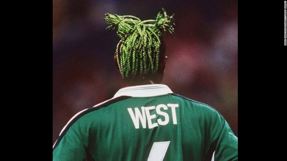 Tales of Taribo West&#39;s dreadlocked ponytails reached the ears of eager fans in the build-up to France &#39;98 and, when the Nigerian defender appeared for the &quot;Super Eagles,&quot; he didn&#39;t disappoint. West played for his country for eight years, appearing at two World Cups and also turning out for Italian giants Inter and AC Milan.