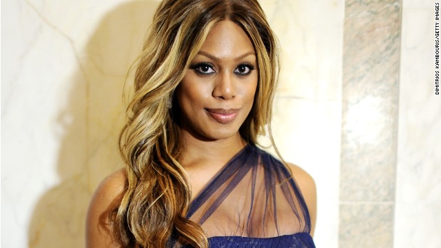 &quot;Orange is the New Black&quot; star Laverne Cox goes with purple on June 10. 