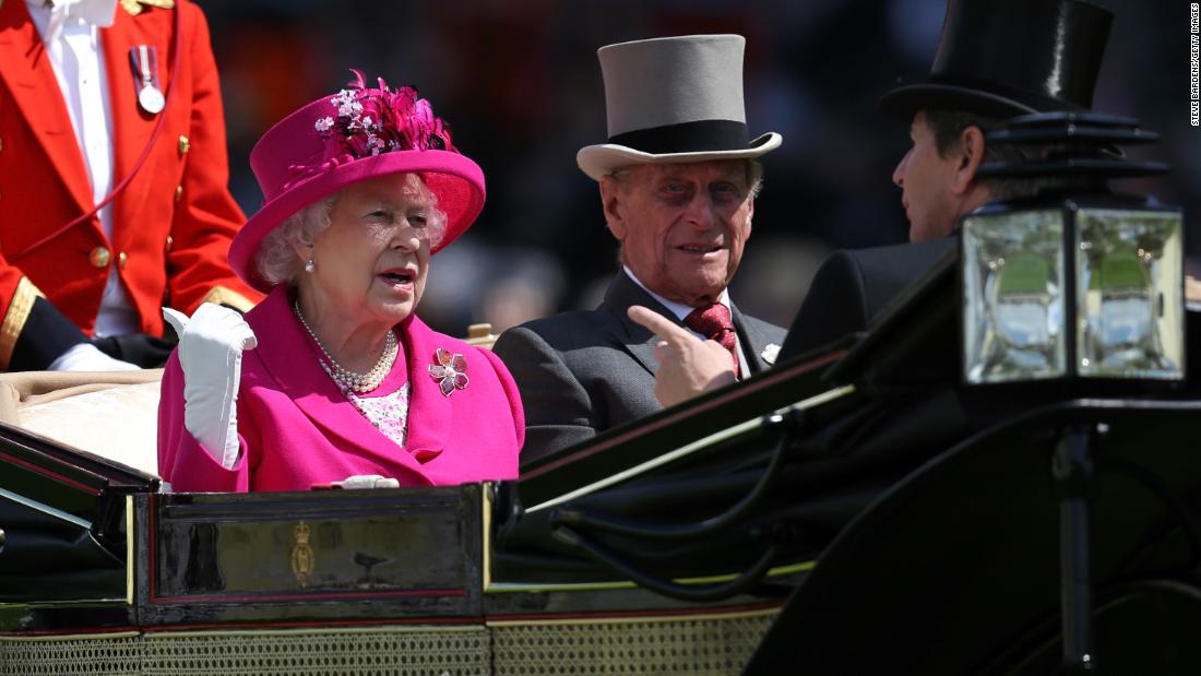 The royal couple arrives at the Royal Ascot horse races in June 2014.