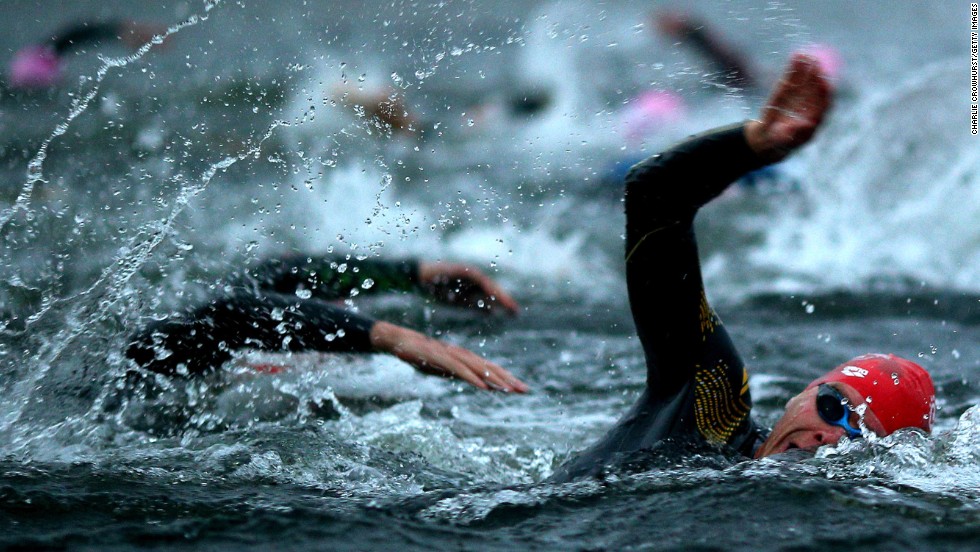 Crowhurst uses different forms of transport to shoot the competitors, meaning he doesn&#39;t have to complete a triathlon himself. &quot;The best shots on the swim leg come if you are able to get in close on a boat,&quot; he revealed.