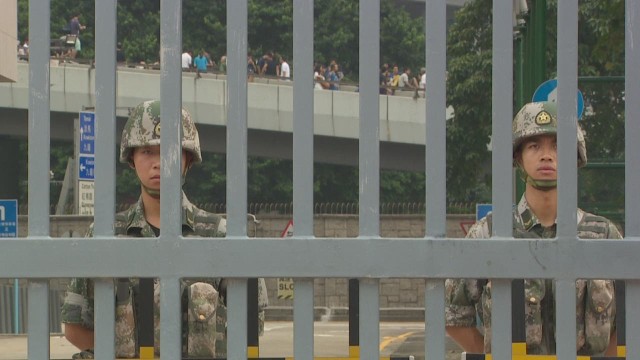 What is PLA&#39;s role in Hong Kong?