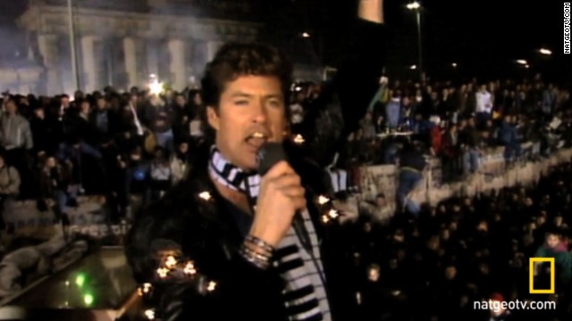 The Hoff remembers the Berlin Wall