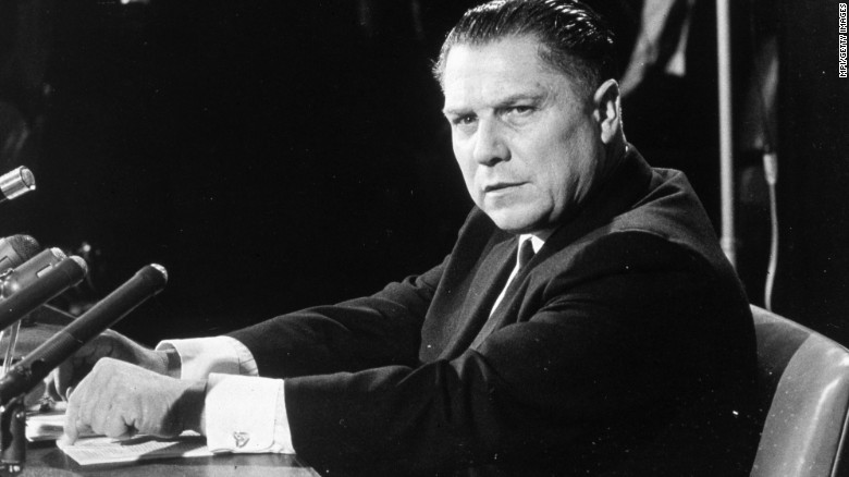 FBI searched under New Jersey bridge for Jimmy Hoffa's remains last month