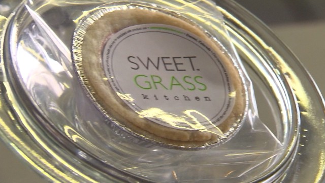 Cannibus infused pumpkie pie at Sweet Grass Kitchen in Colorado