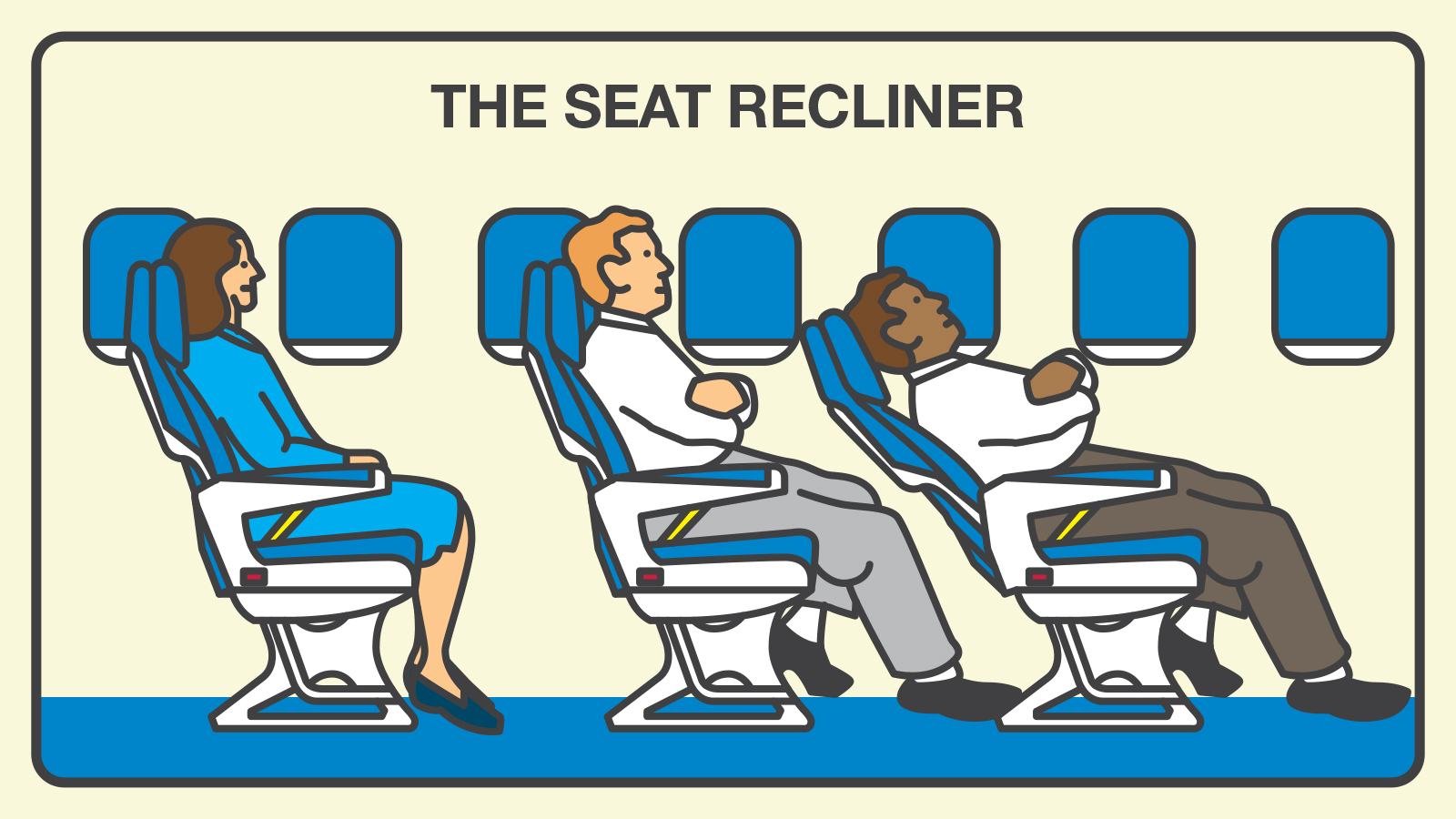 airplane seat clipart