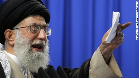 Iran&#39;s Supreme Leader Ayatollah Ali Khamenei pictured in June 2009.