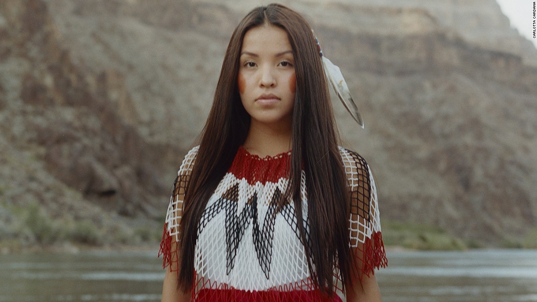 Young Native American Teen Girls