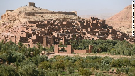 A picture taken on October 19, 2014 shows the kasba of the southern village of Ait-Ben-Haddou near Ouarzazate. Ait-Ben-Haddou is an ensemble of buildings offering a complete panorama of pre-Saharan construction techniques as well as a miniature of the architectural typology of southern Morocco. AFP PHOTO / FADEL SENNA (Photo credit should read FADEL SENNA/AFP/Getty Images)