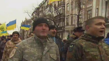 pleitgen pkg kiev marks one year since yanukovych ouster_00001622.jpg