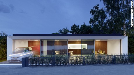 Los arquitectos alemanes Aktivhaus dicen que esta casa genera el doble de energía de la que consume.
