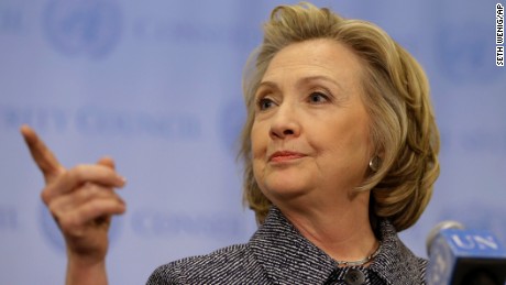 Hillary Rodham Clinton speaks to the reporters at United Nations headquarters, Tuesday, March 10, 2015.   Clinton conceded Tuesday that she should have used a government email to conduct business as secretary of state, saying her decision was simply a matter of "convenience."(AP Photo/Seth Wenig)