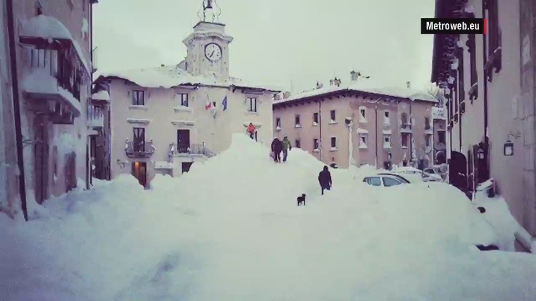 100 inches of snow in 24 hours for Capracotta, Italy CNN