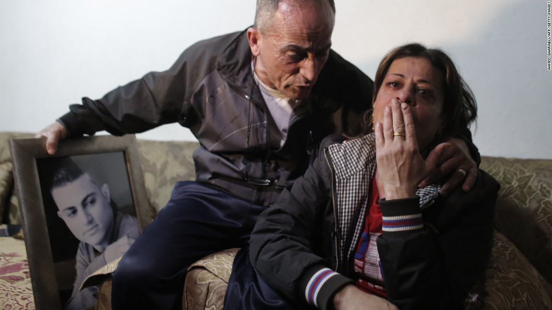 The parents of 19-year-old Mohammed Musallam react at the family&#39;s home in the East Jerusalem Jewish settlement of Neve Yaakov on Tuesday, March 10. &lt;a href=&quot;http://www.cnn.com/2015/03/10/middleeast/isis-video-israeli-killed/&quot;&gt;ISIS released a video purportedly&lt;/a&gt; showing a young boy executing Musallam, an Israeli citizen of Palestinian descent who ISIS claimed infiltrated the group in Syria to spy for the Jewish state. Musallam&#39;s family told CNN that he had no ties with the Mossad, Israel&#39;s spy agency, and had, in fact, been recruited by ISIS.