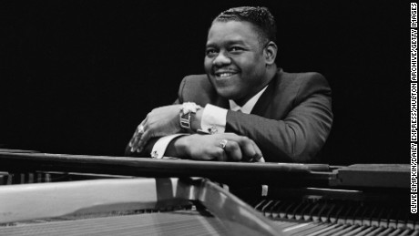 American pianist and singer-songwriter Fats Domino, 27th March 1967. (Photo by Clive Limpkin/Daily Express/Hulton Archive/Getty Images)