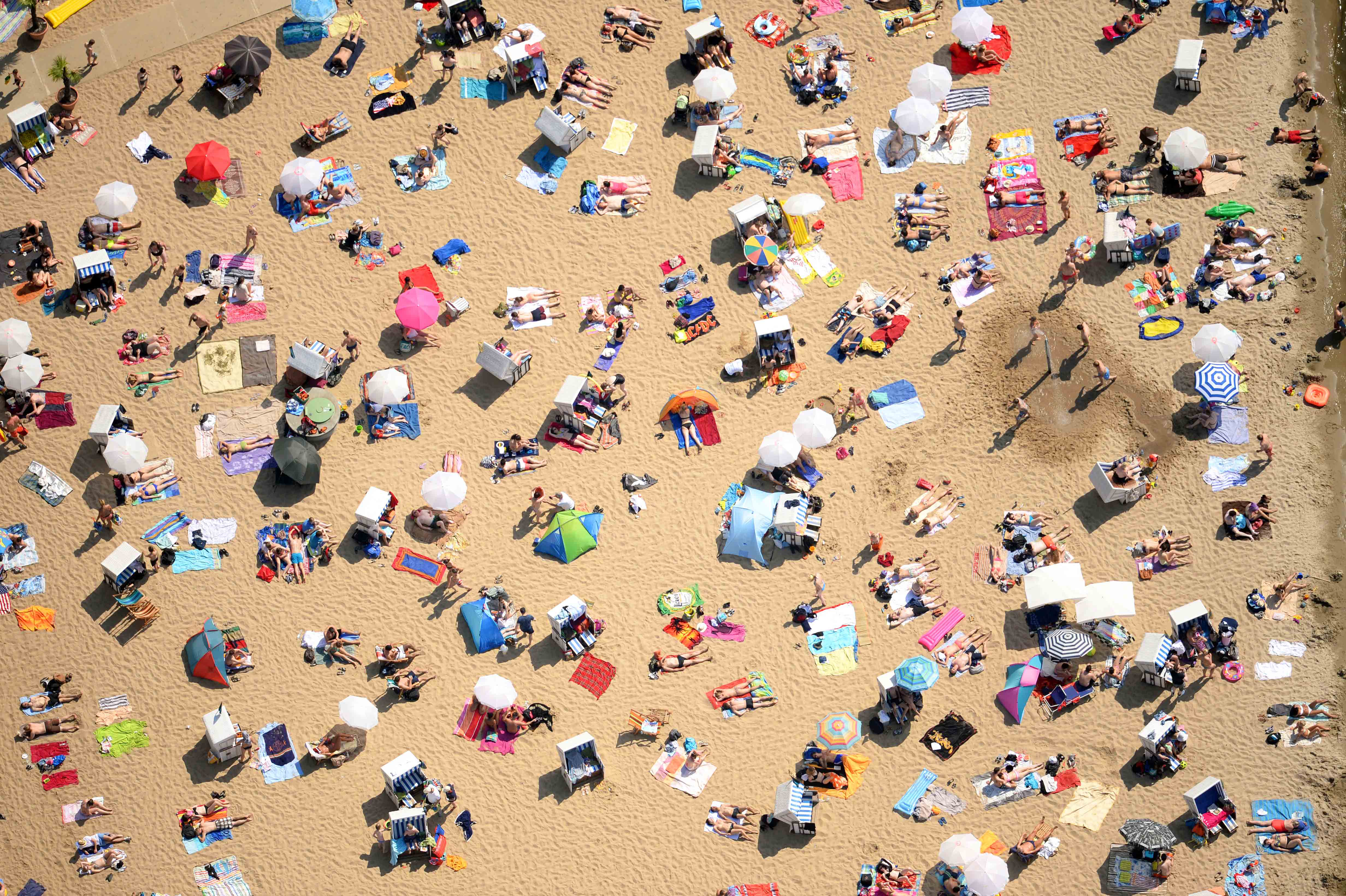 Naked family beach pic