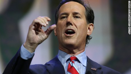 Former U.S. Sen. Rick Santorum (R-PA) speaks during the NRA-ILA Leadership Forum at the 2015 NRA Annual Meeting &amp; Exhibits on April 10, 2015 in Nashville, Tennessee. 