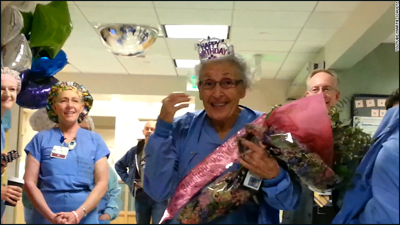 Florence 'SeeSee' Rigney, said to be America's oldest working nurse, retires at the age of 96